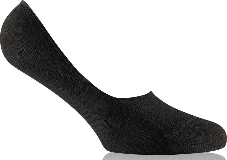 Rohner Invisible Low Daily Socks (Cotton) black - 2 pairs